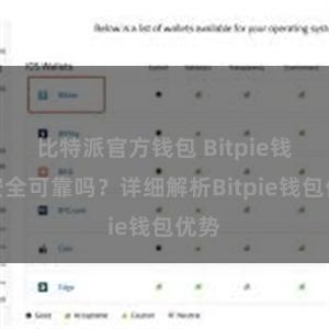 比特派官方钱包 Bitpie钱包安全可靠吗？详细解析Bitpie钱包优势