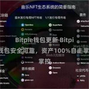 Bitpie钱包更新 Bitpie钱包安全可靠，资产100%自主掌控