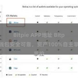 Bitpie APP地址 Bitpie钱包安全可靠，资产100%自主掌控