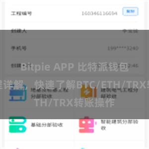 Bitpie APP 比特派钱包转账教程详解，快速了解BTC/ETH/TRX转账操作