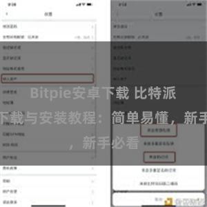 Bitpie安卓下载 比特派钱包下载与安装教程：简单易懂，新手必看