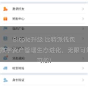 Bitpie升级 比特派钱包：数字资产管理生态进化，无限可能！