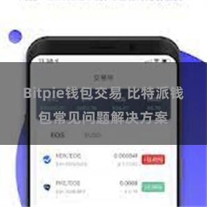 Bitpie钱包交易 比特派钱包常见问题解决方案