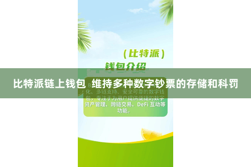 比特派链上钱包  维持多种数字钞票的存储和科罚